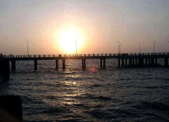 mandwa jetty beach near to a Opulence's resort